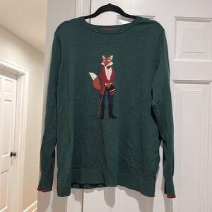 Joules Fox sweater, forest green, size XL